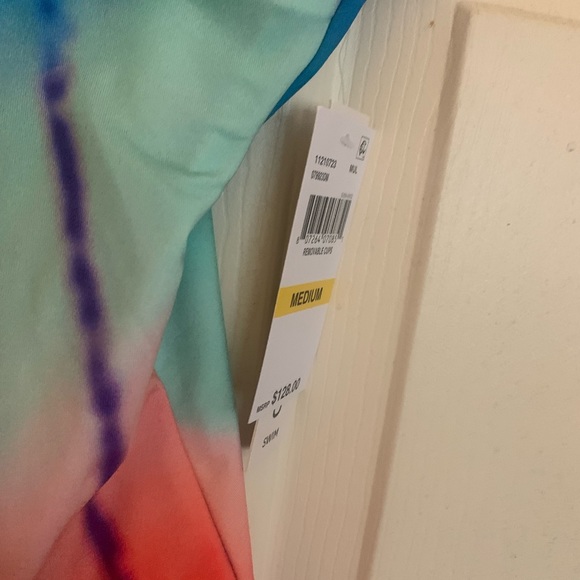 New Lucky Brand One Piece SZ Medium Swimsuit Colorful Pattern - Picture 7 of 10